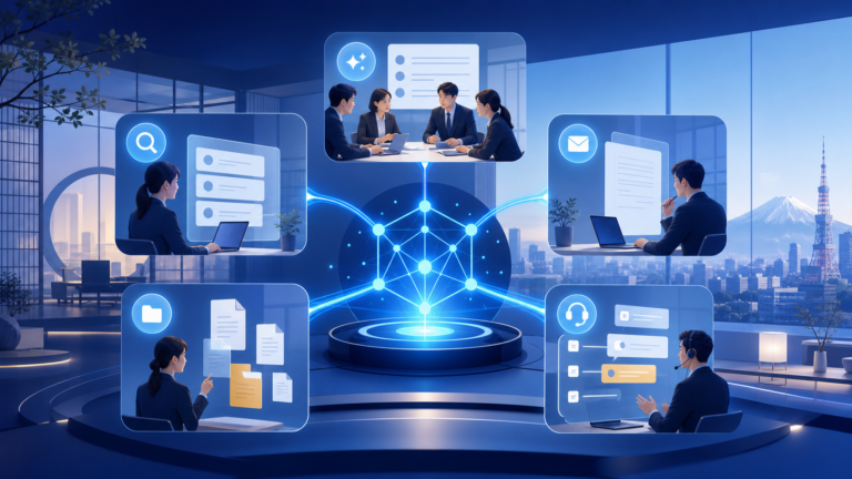 企業における生成AI活用事例5パターン｜業務効率化につながる導入ポイントと注意点