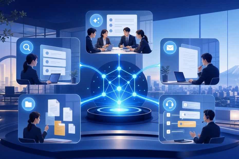 企業における生成AI活用事例5パターン｜業務効率化につながる導入ポイントと注意点
